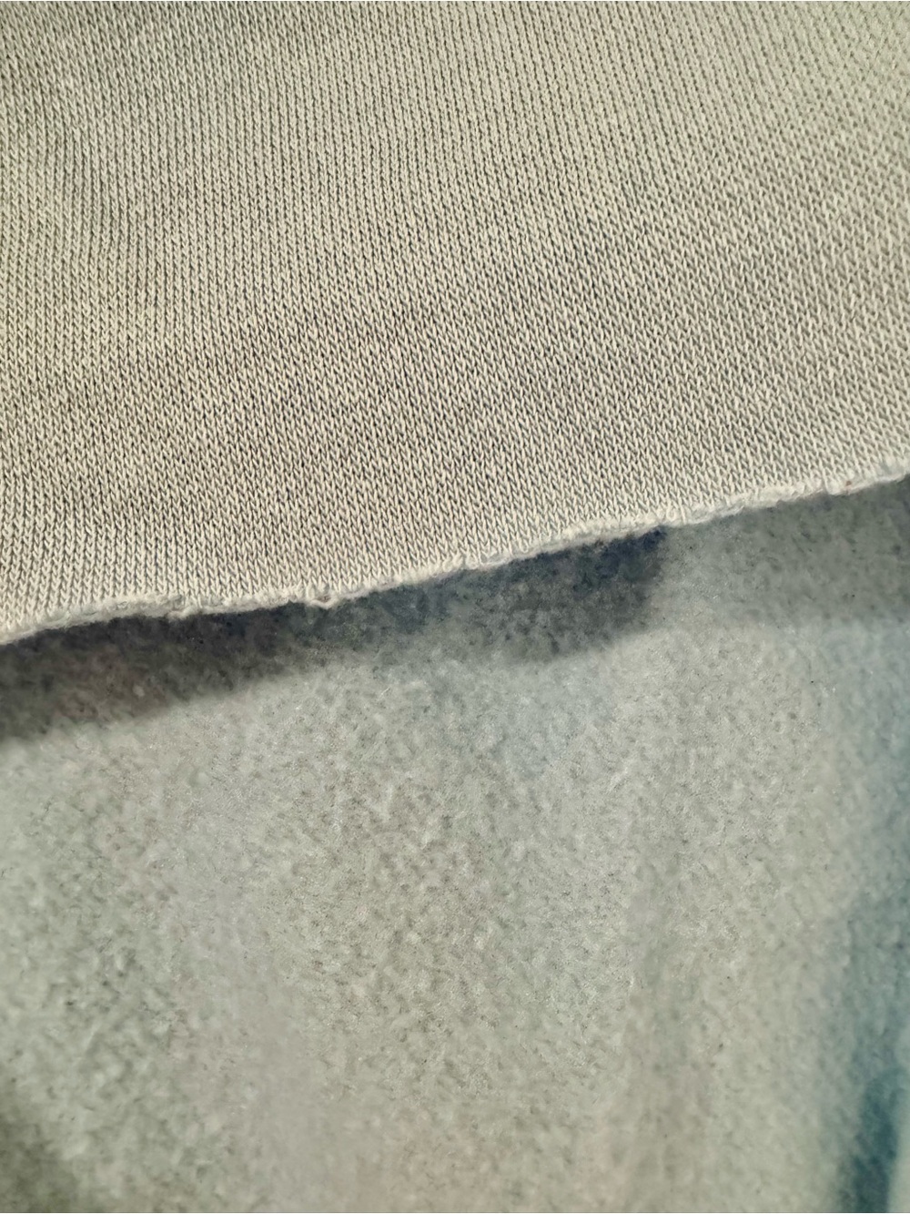 Mahina Aloha Blue Cropped Sweatshirt NWOT - Picture 2 of 5